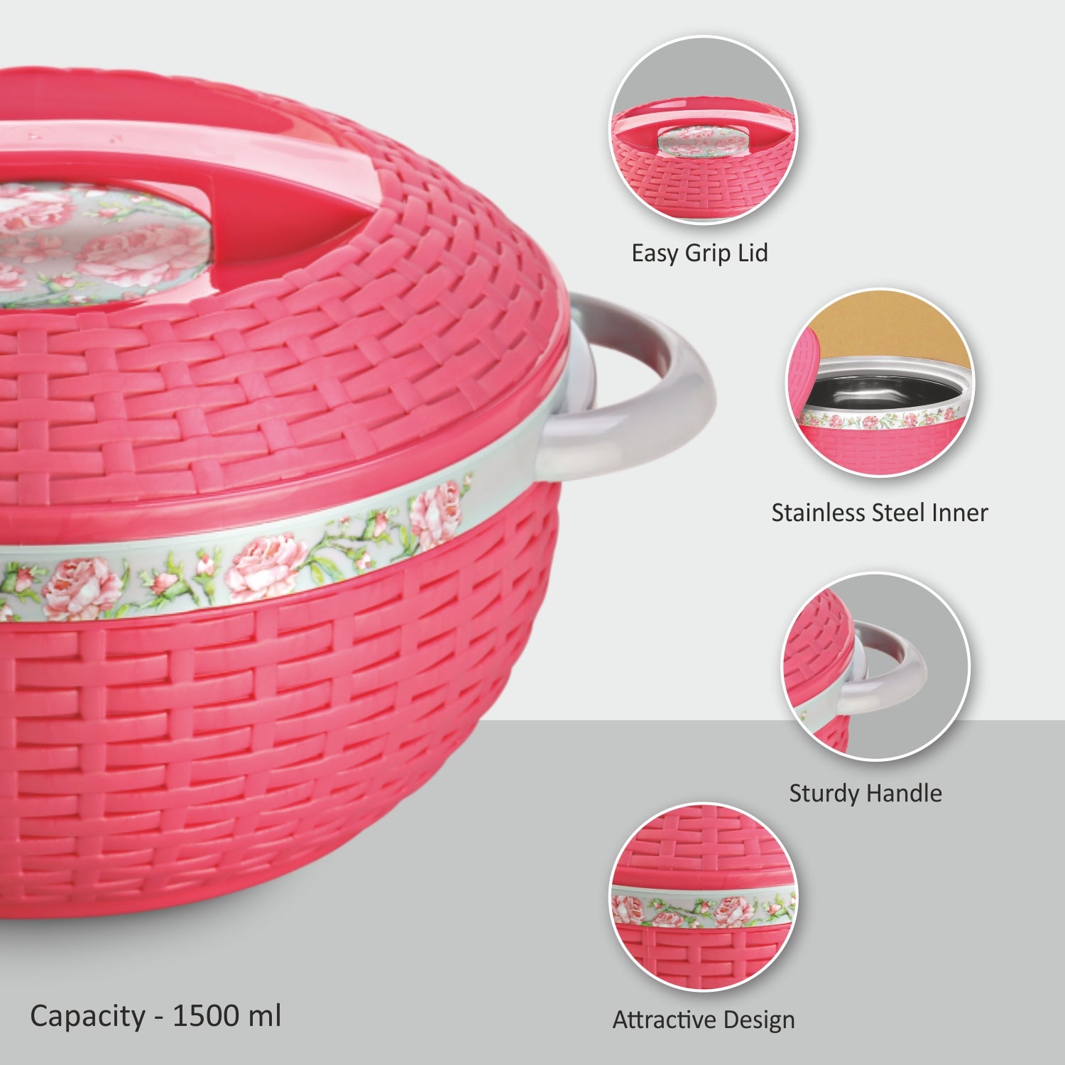 Ambrosia Casserole 1500 Ml Pink