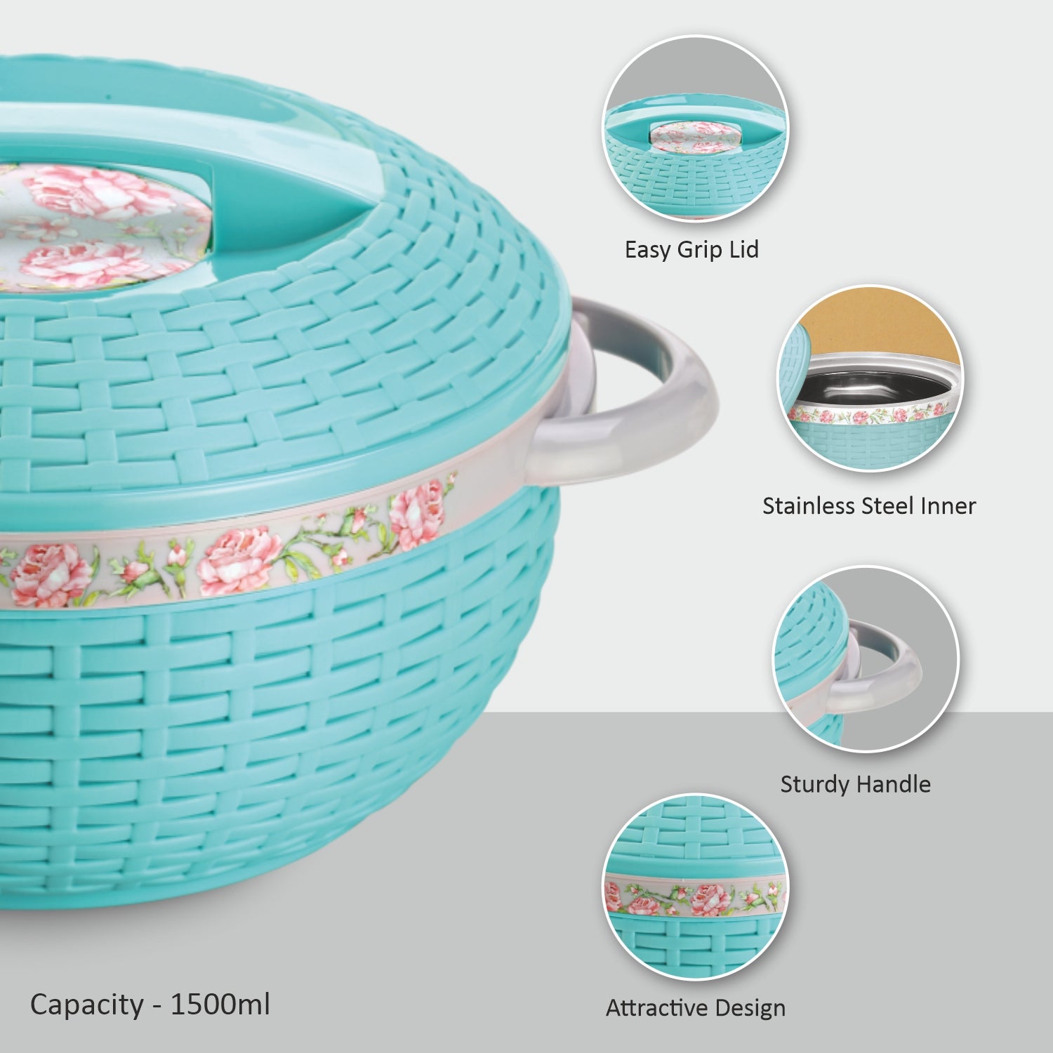 Ambrosia Casserole 1500 Ml Blue