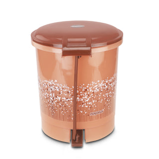 Cute Clean Dlx Table Top Dustbin, 2 Ltr Brown