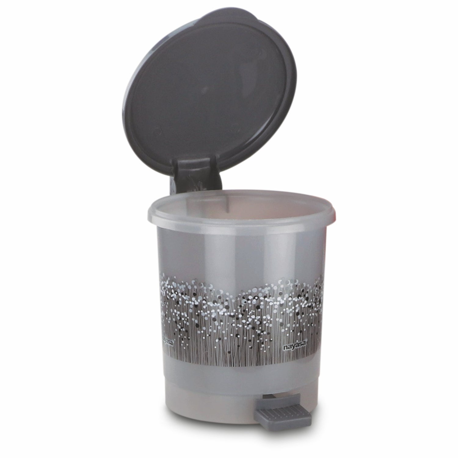 Cute Clean Dlx Table Top Dustbin, 2 Ltr Grey