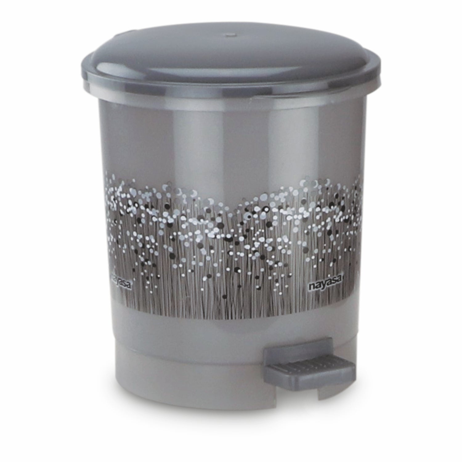 Cute Clean Dlx Table Top Dustbin, 2 Ltr Grey