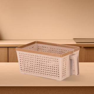 Frill Basket Beige / Big