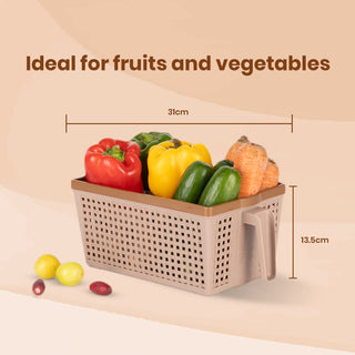 Frill Basket Beige / Big