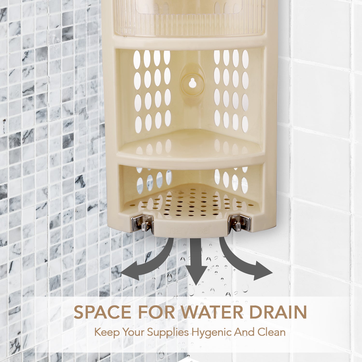 Corner Rack, Big Light Ivory