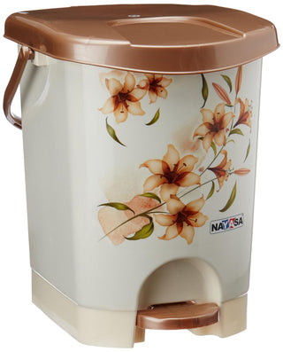 Pedal Dustbin Brown / 11 Ltrs