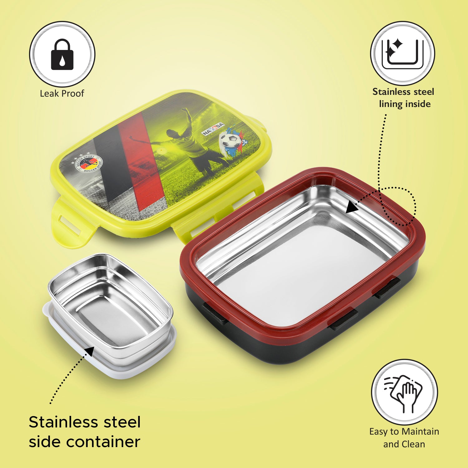 Nutri Kids Lunch Box Green