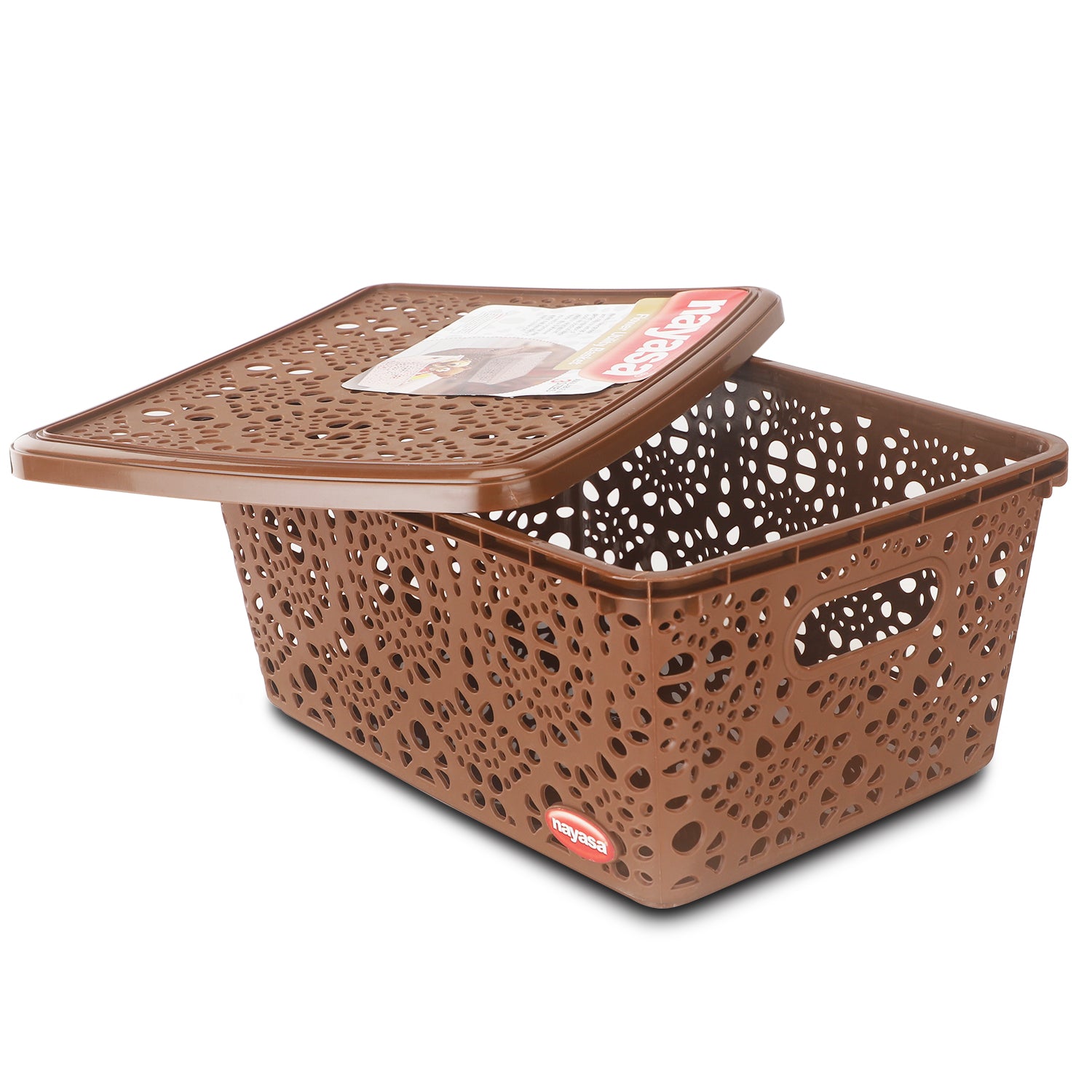 Flower Storage Basket Brown / Medium