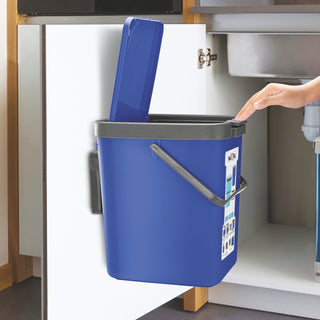 Door Dust Bin Mono Blue / 14 Ltrs