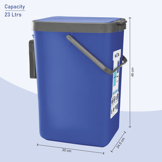 Door Dust Bin Mono Blue / 18 Ltrs