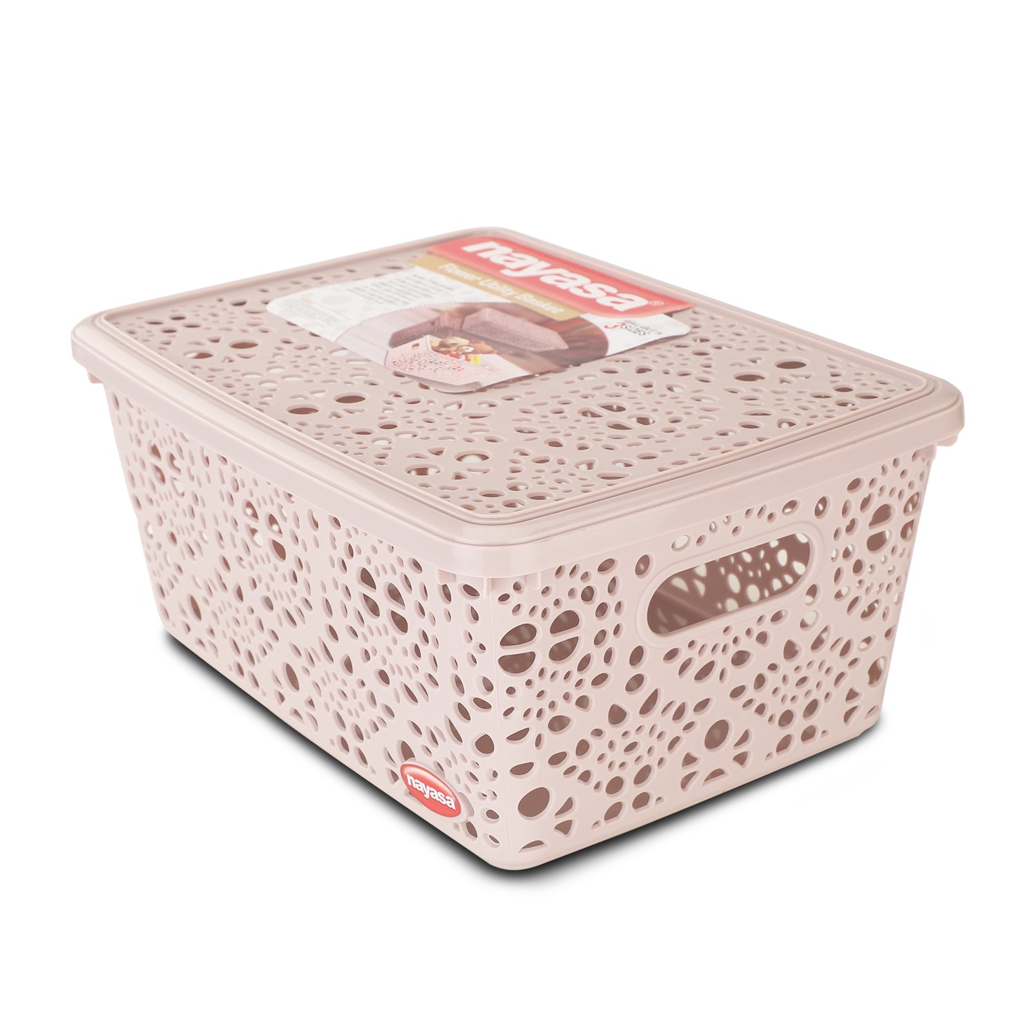 Flower Storage Basket Beige / Medium