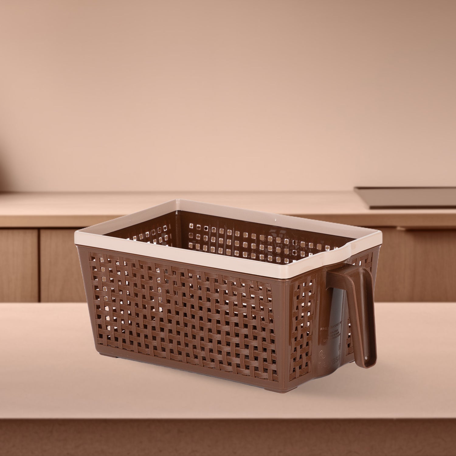 Frill Basket Dark Brown / Small