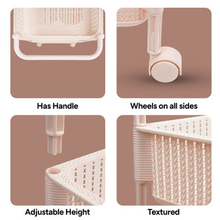 Rope Trolley Ivory / 3 Layer