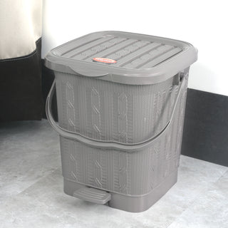 Mikado Waste Paper Dustbin Grey / 12.6 Ltrs