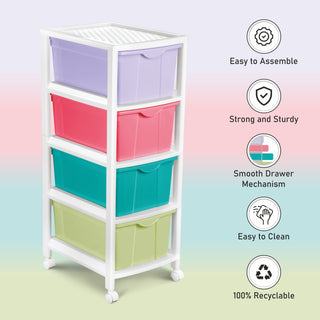 Carnival Tuckins Multicolor / 4 Drawers