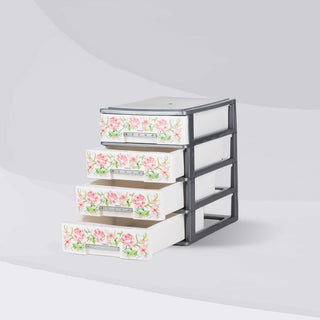 Tuckins Deluxe For Storage Grey / 4 Drawers