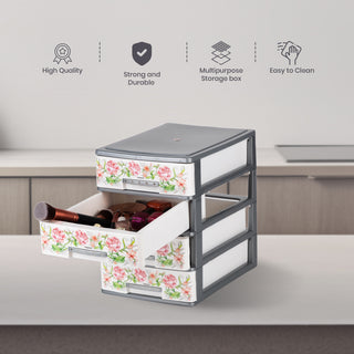 Tuckins Deluxe For Storage Grey / 4 Drawers