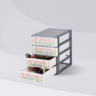 Tuckins Deluxe For Storage Grey / 4 Drawers