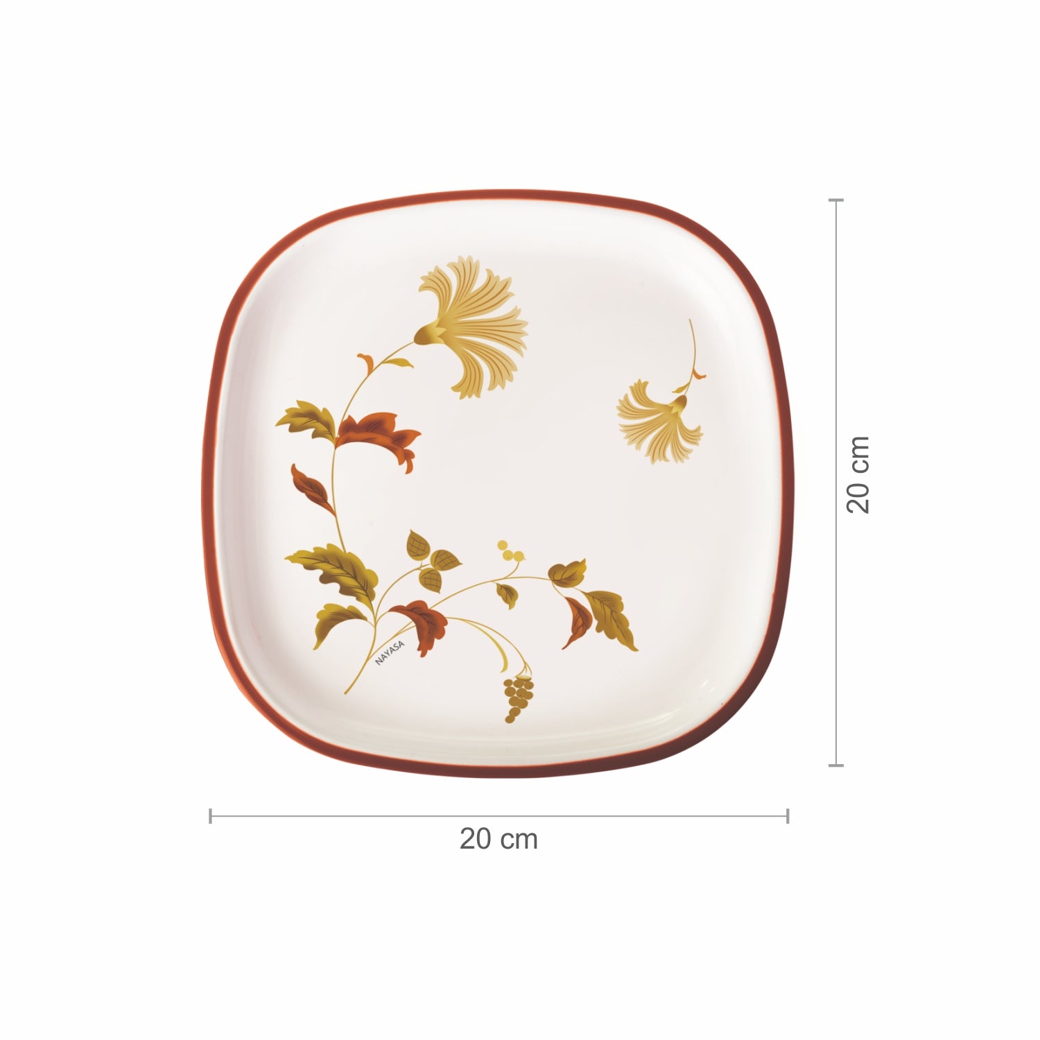Mircofresh Quarter Plate, Set of 6 Square