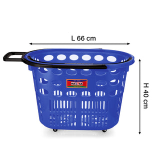 Shopping Trolly Basket Blue