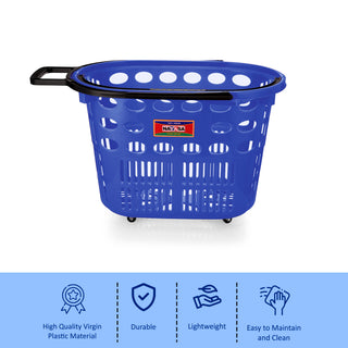 Shopping Trolly Basket Blue