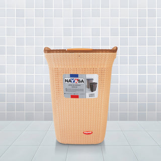 Rope Laundry Basket Light Brown / Big