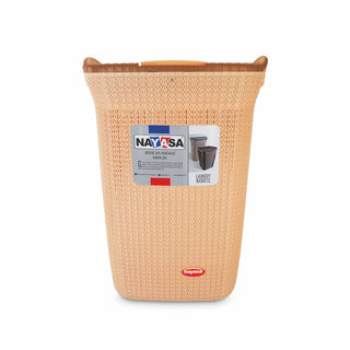 Rope Laundry Basket Light Brown / Big