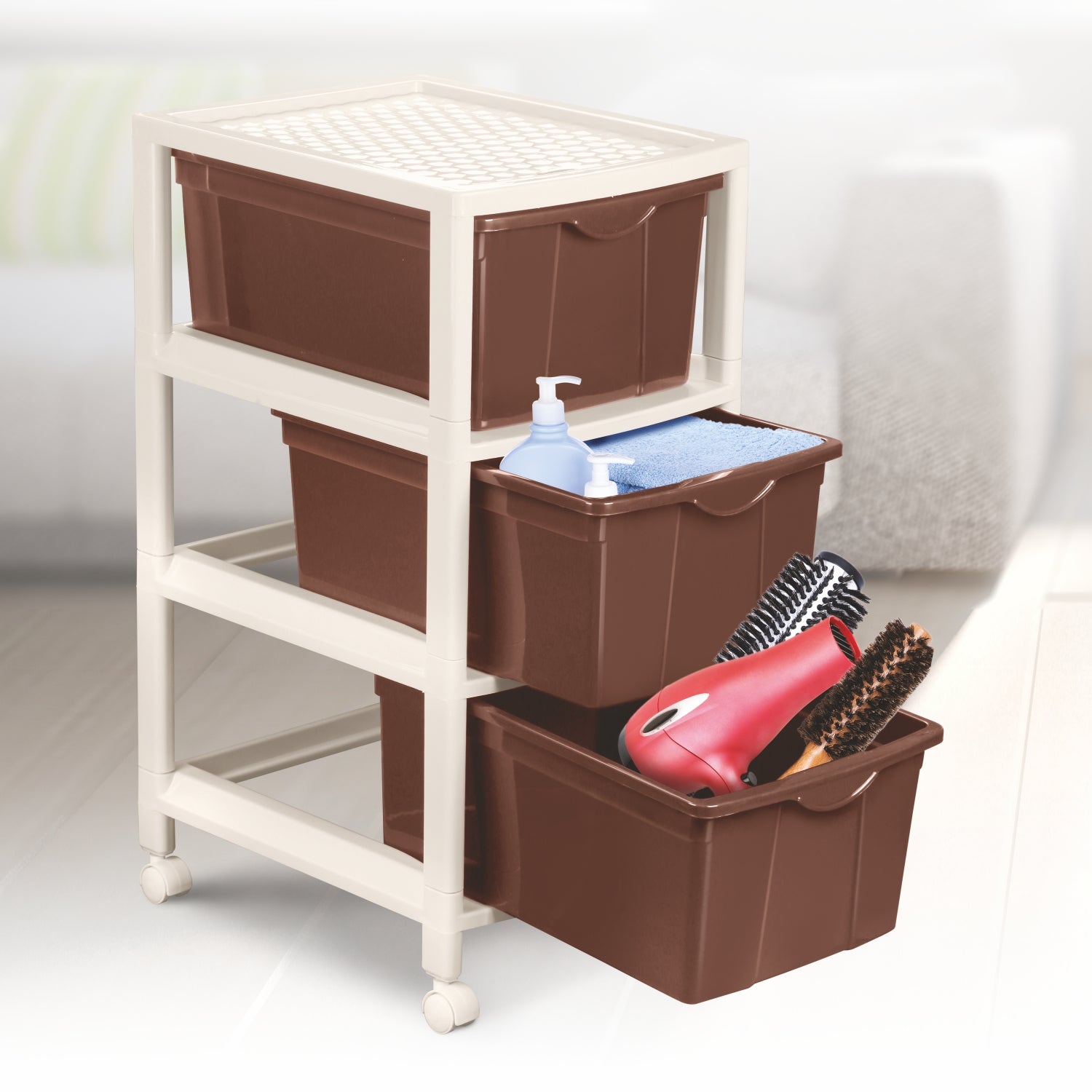 Carnival Tuckins Brown / 3 Drawers