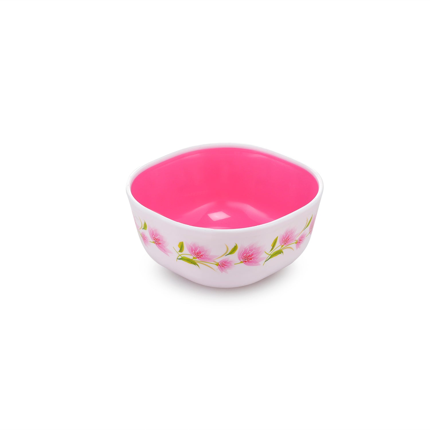 Microfresh Square Bowl Deluxe, Set of 6, 200 ML Pink