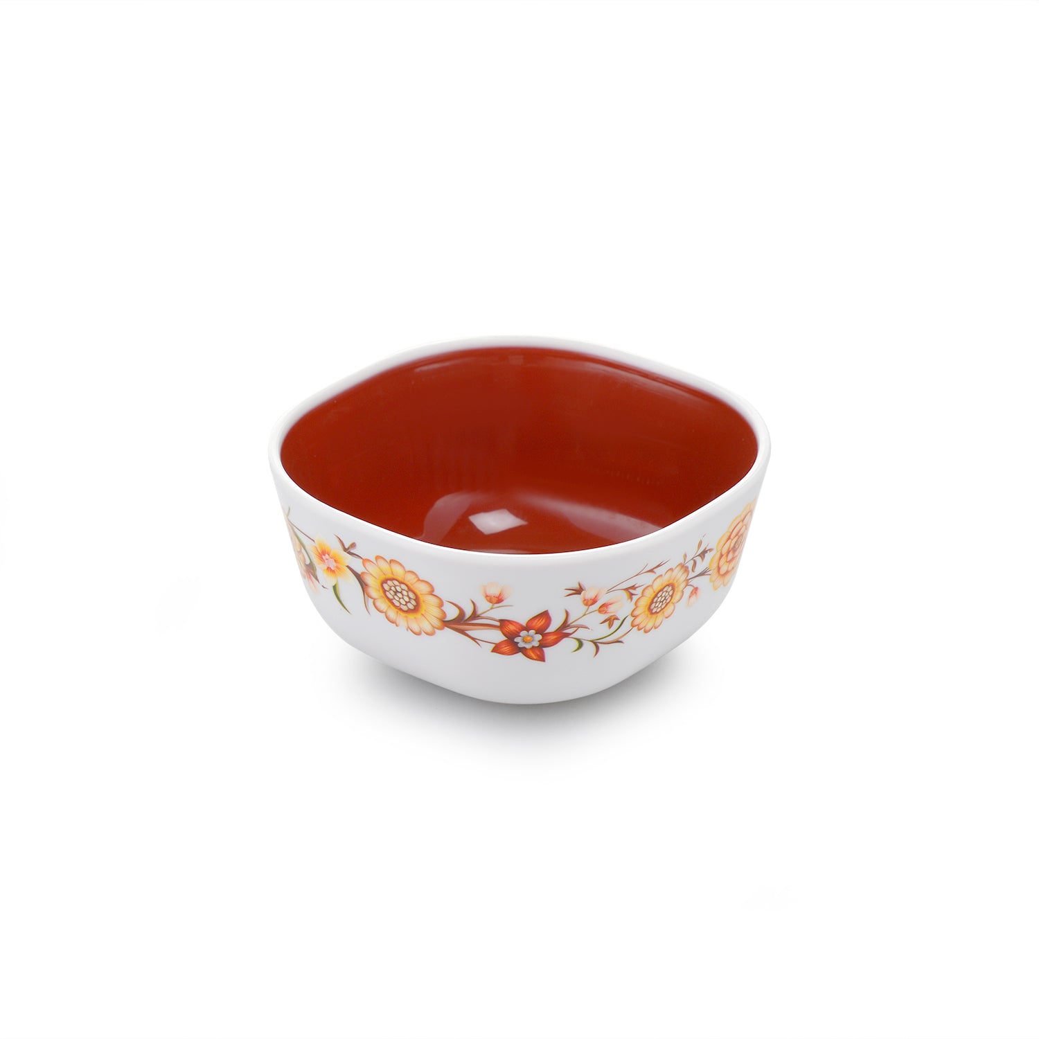 Microfresh Square Bowl Deluxe, Set of 6, 200 ML Brown
