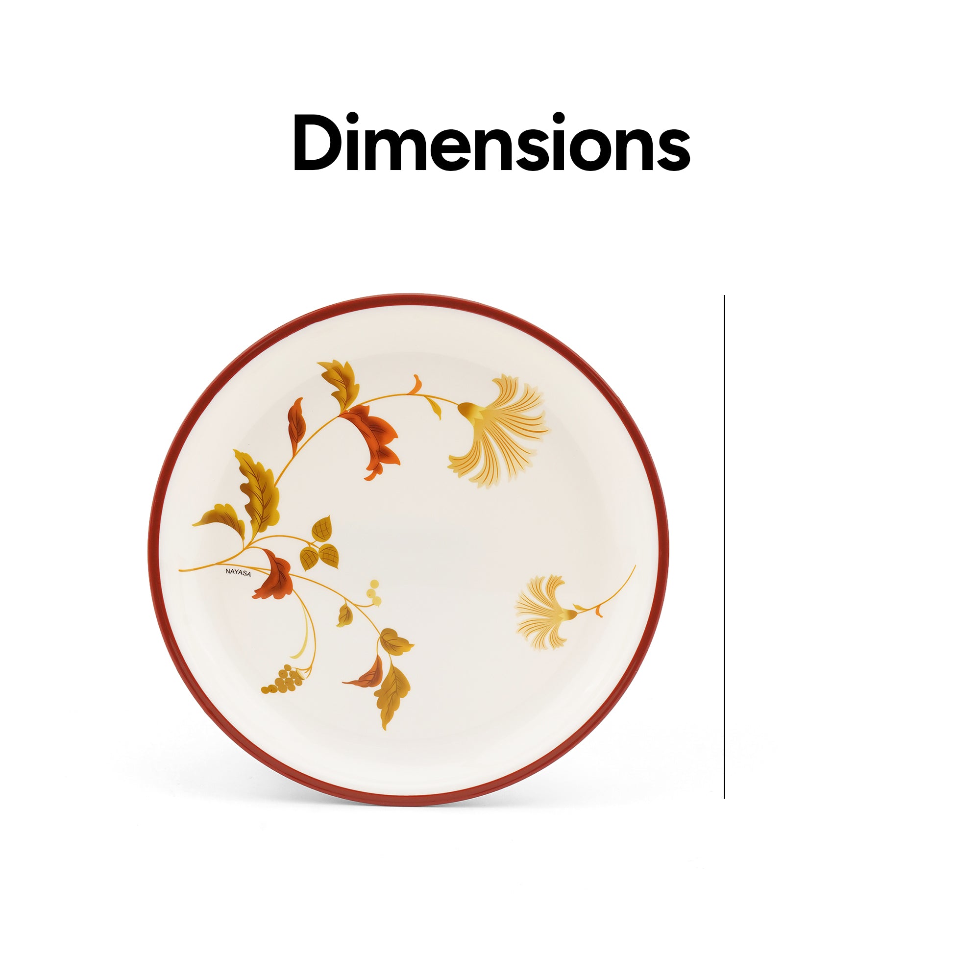 Mircofresh Quarter Plate, Set of 6 Round