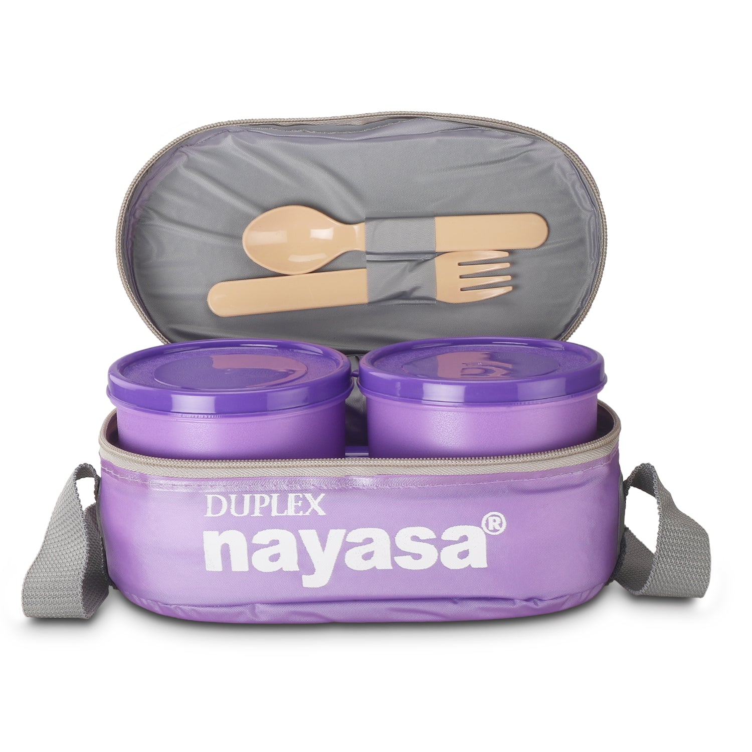 Duplex Dlx Softline Lunch Box Purple