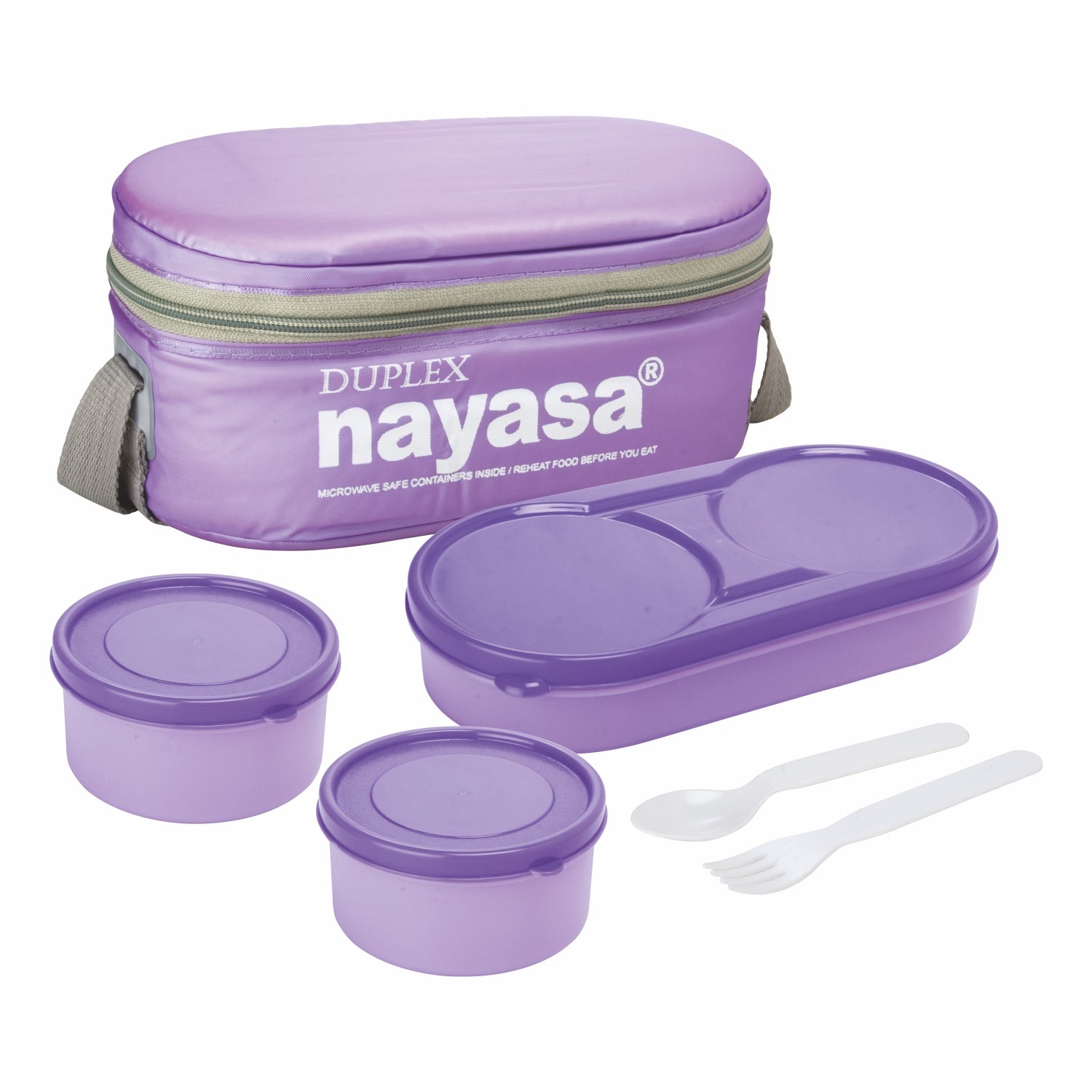 Duplex Dlx Softline Lunch Box Purple