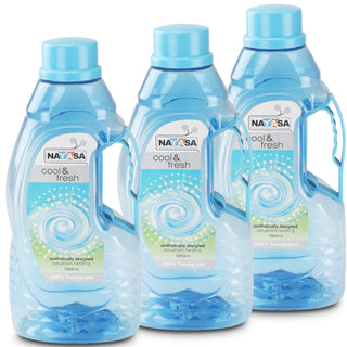 Fontana Water Bottle, 1500 ml Blue / Set of 3