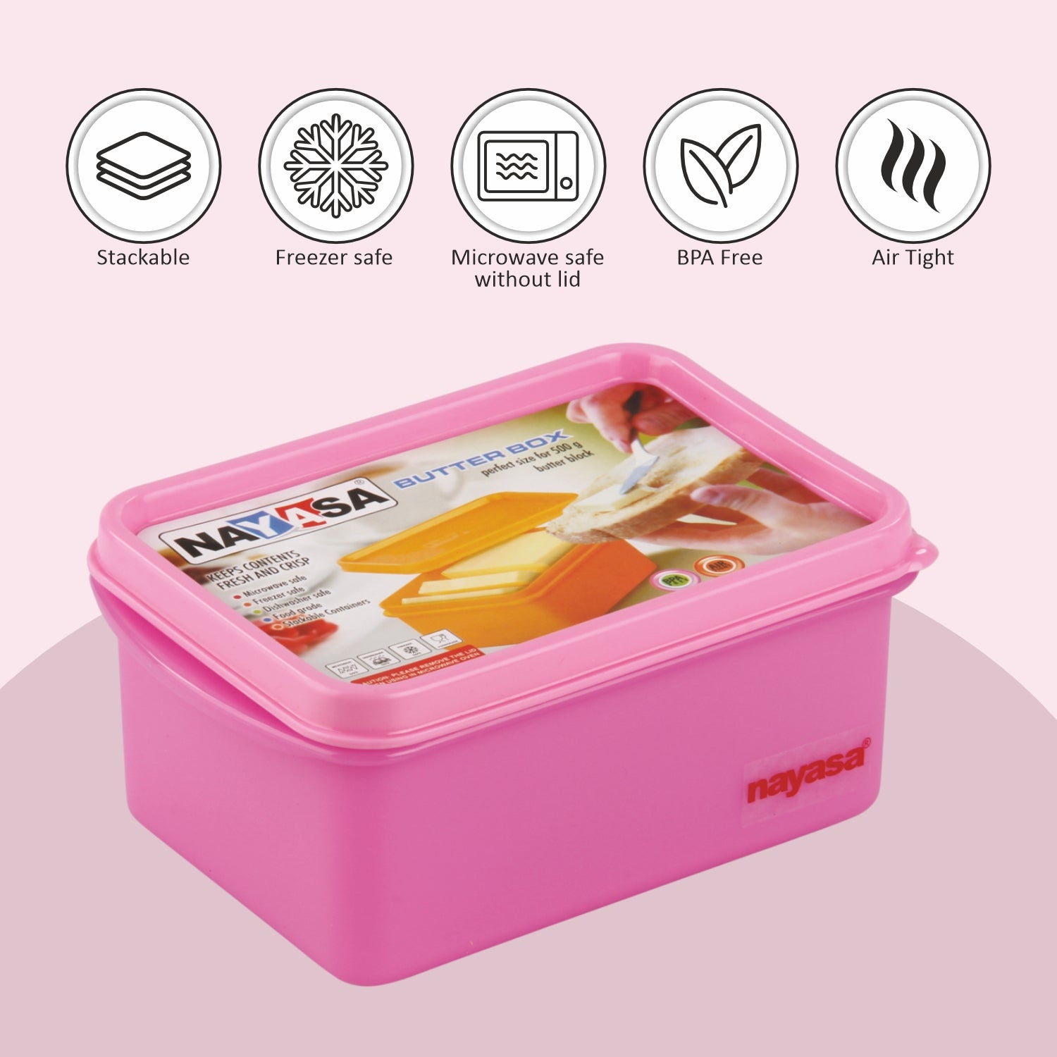 Butter Box Set of 3, Multicolor