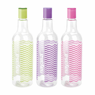 Cool Tower Prtd Bottle, 1000 Ml Set Of 3 Multicolor