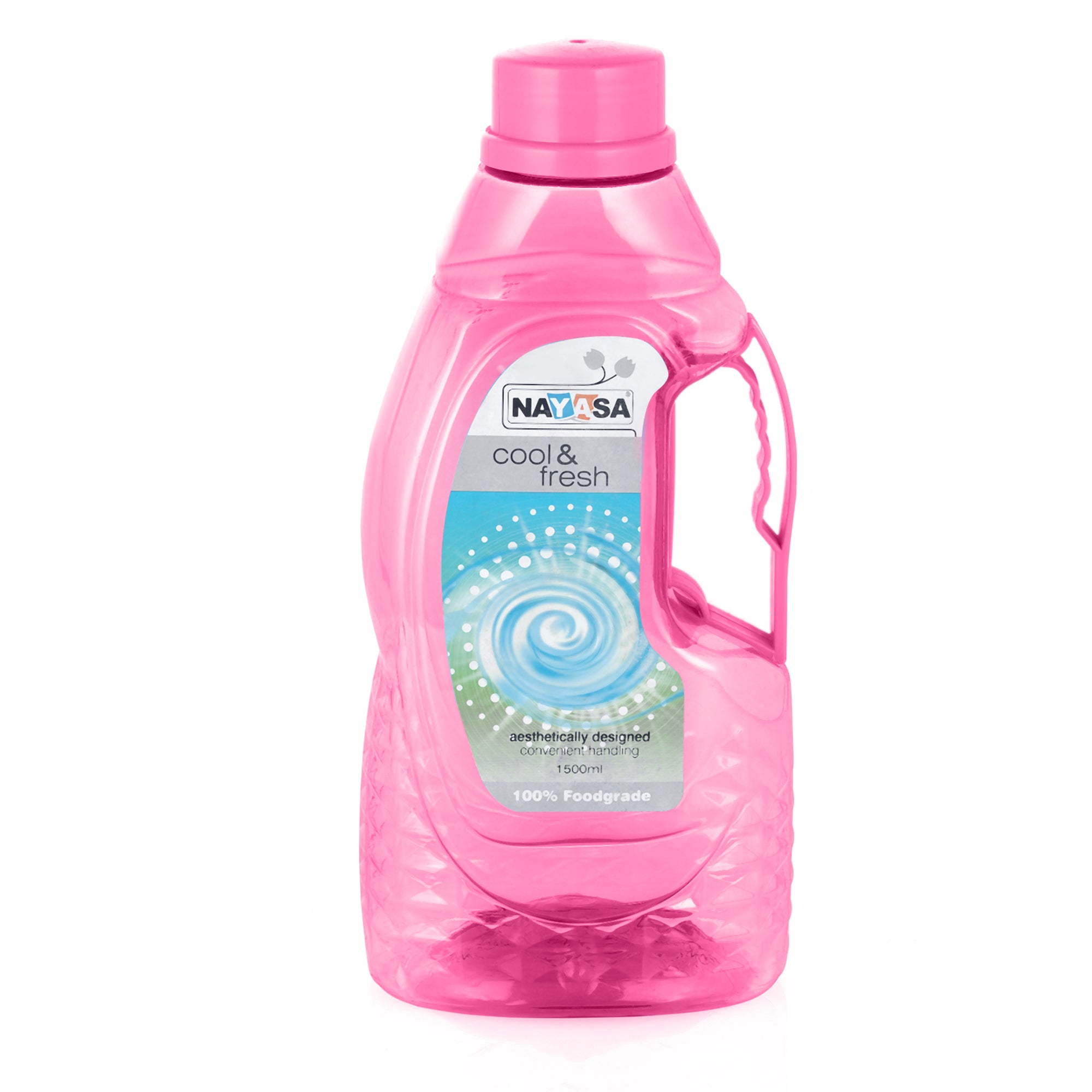 Fontana Water Bottle, 1500 ml Pink / Set of 3