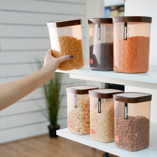 Fusion Food Storage Container Brown / 1500 ml / Set of 3