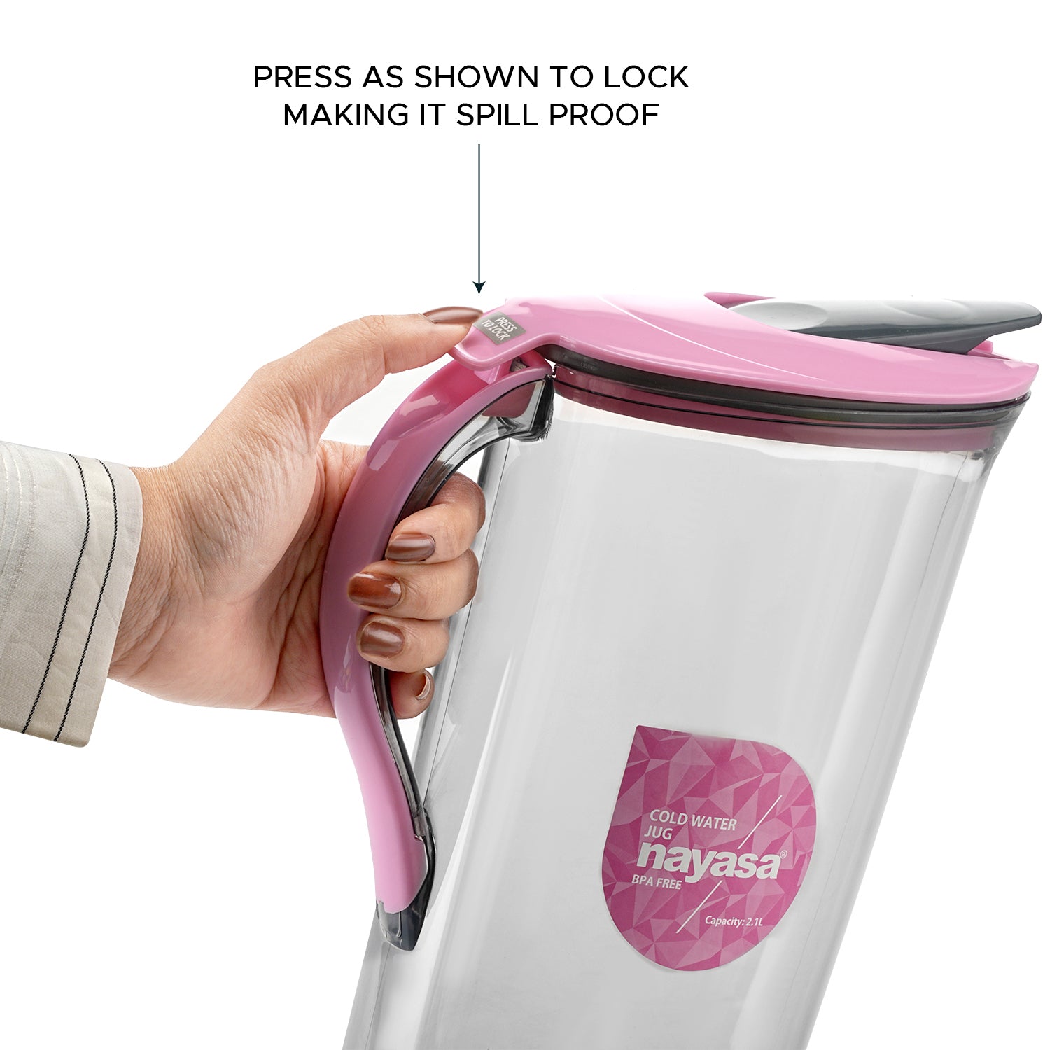 Icon Jug - 2100 ML Pink