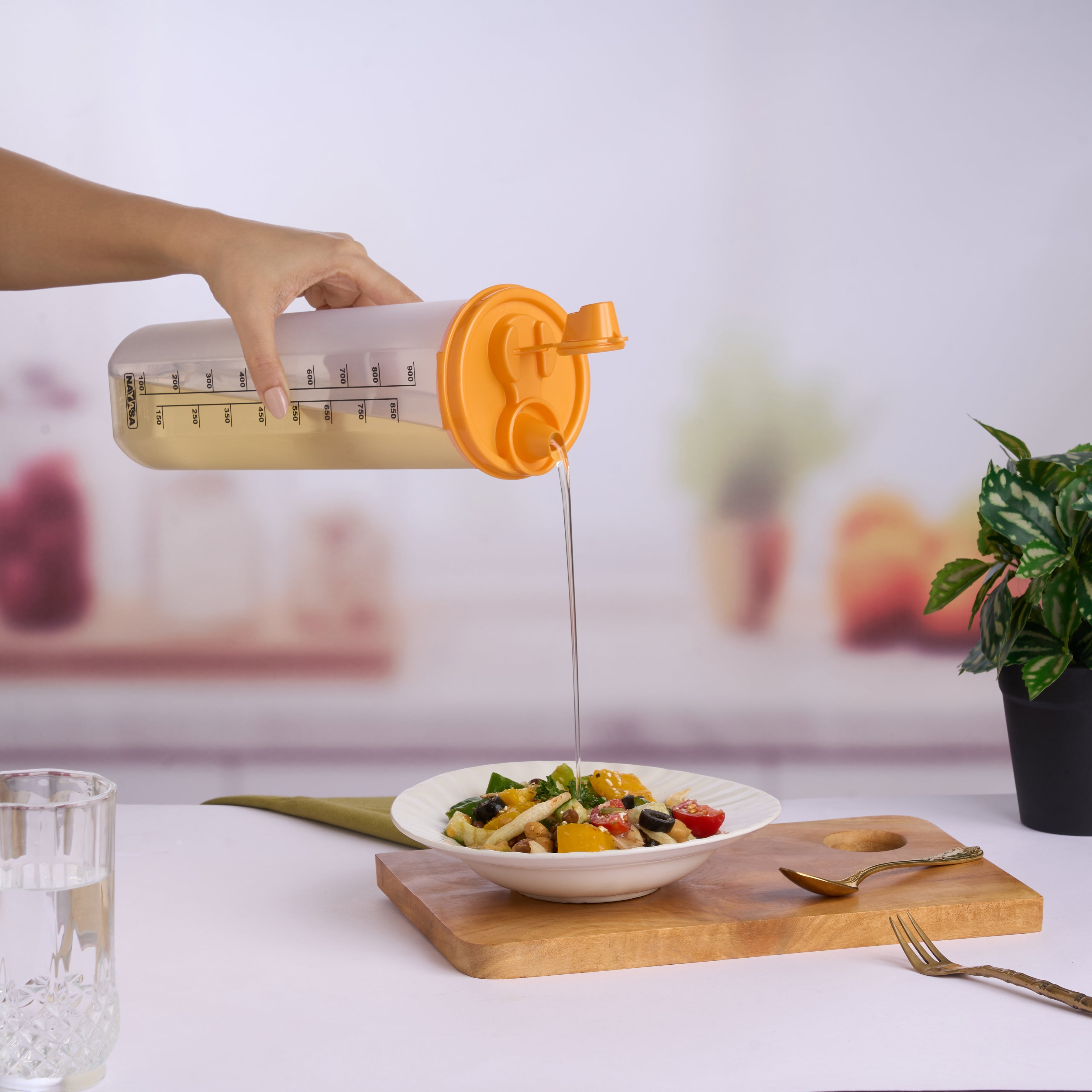 Oil Dispenser Orange / 1000 ml / Set of 1