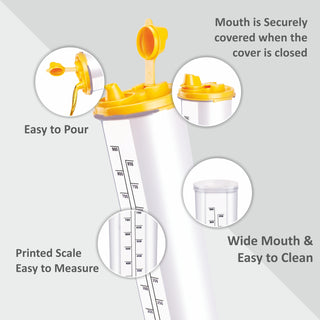 Oil Dispenser Orange / 1000 ml / Set of 2