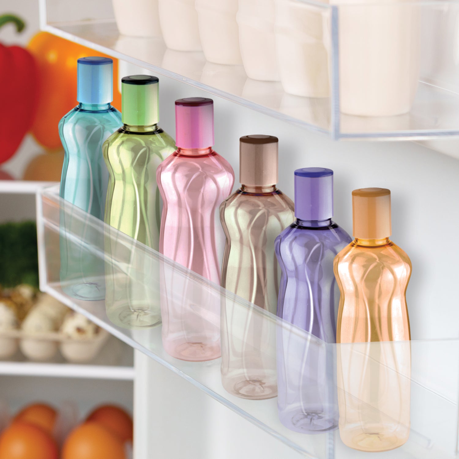 Loop Mini- 530 Ml, Set Of 6 Multicolor