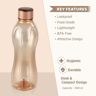 Refresh Bottle Set Of 6, 1000 Ml Multicolor