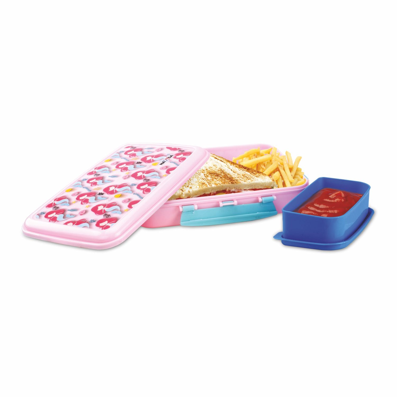 On The Go Dlx Lunchbox Pink / 900ml
