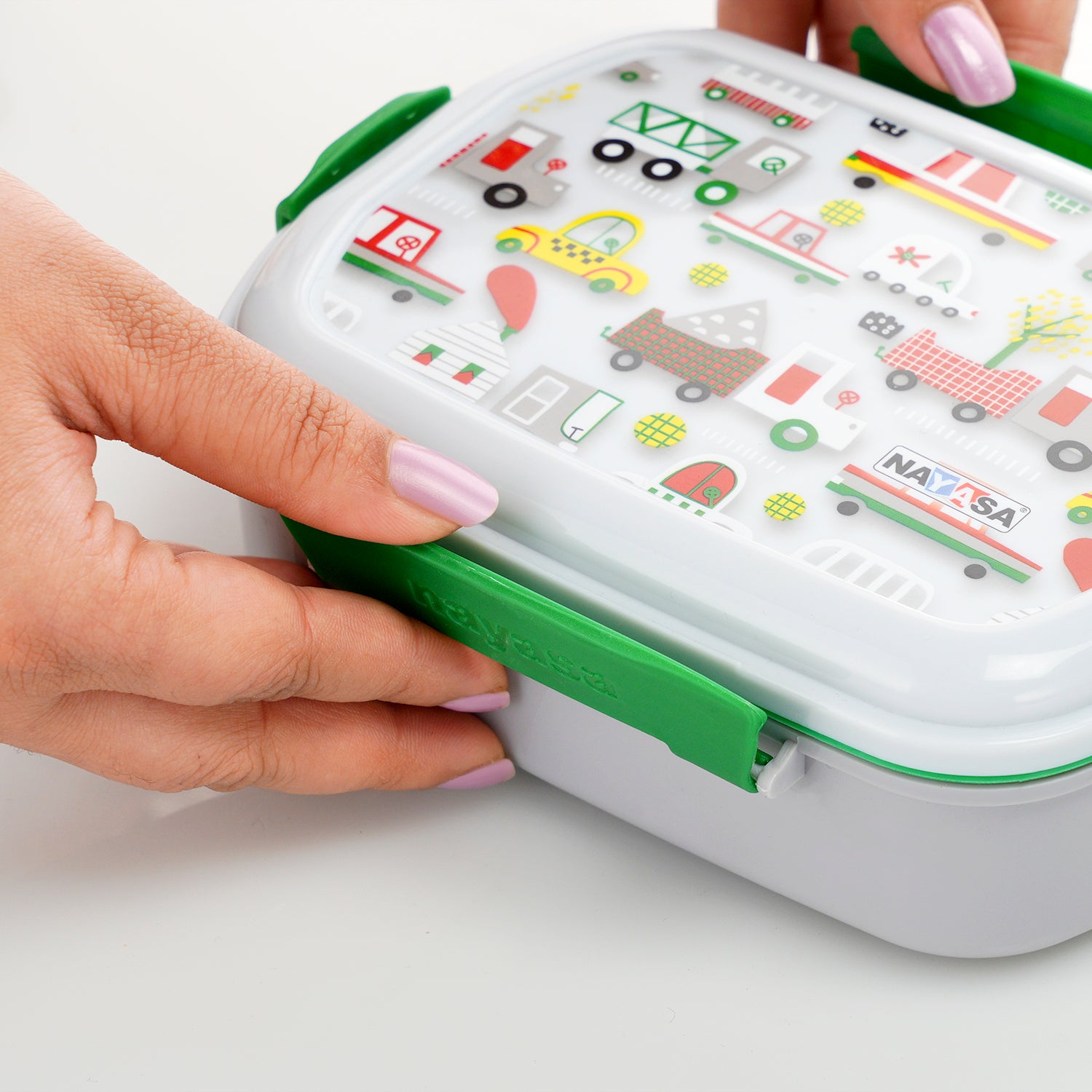 On The Go Dlx Lunchbox White / 650ml