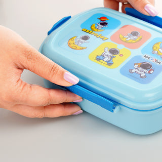 On The Go Dlx Lunchbox Blue / 650ml