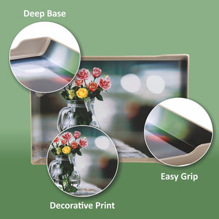 Diva Serving Tray Set Of 3 ( S + M + B )