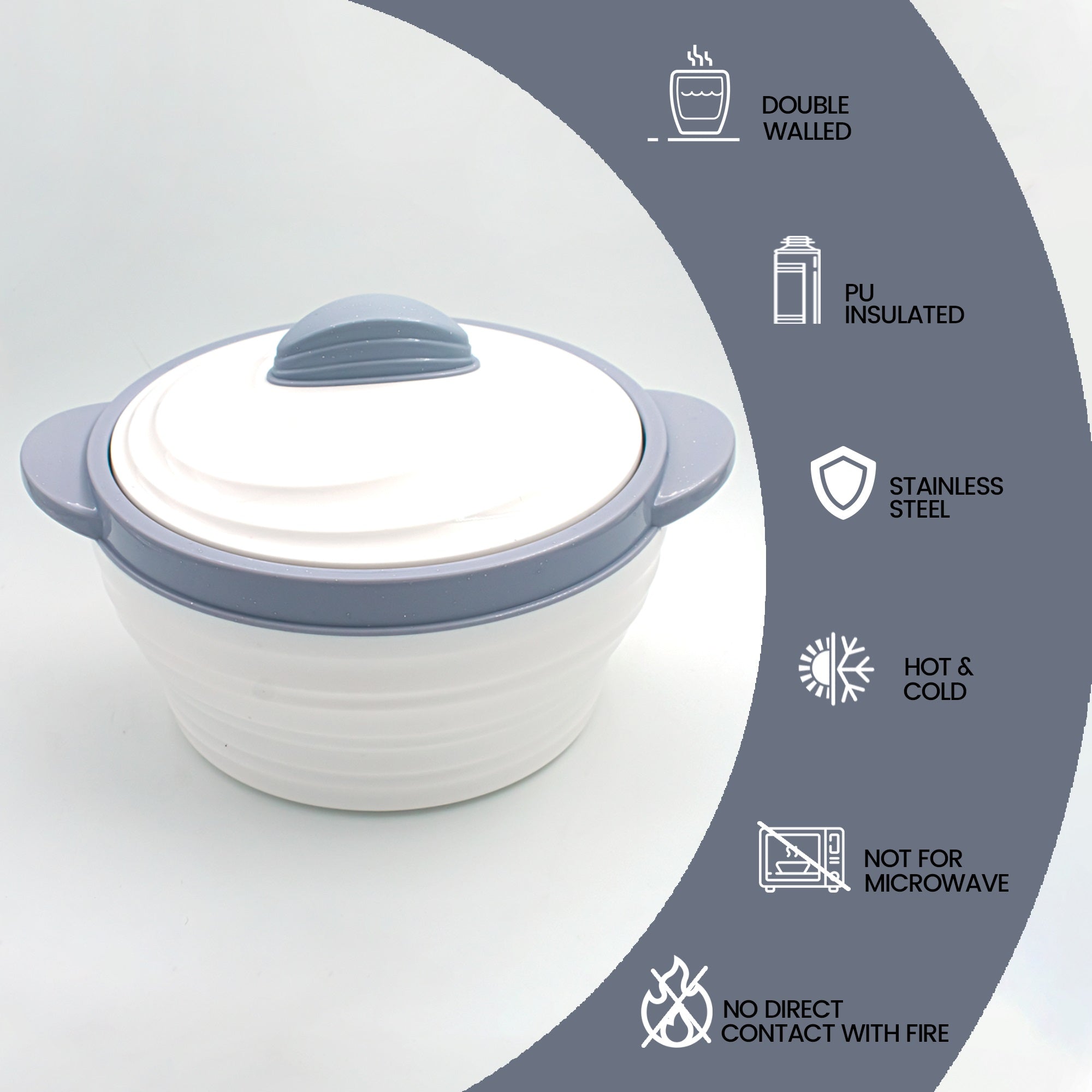 Cornello Casserole 1500 Ml White