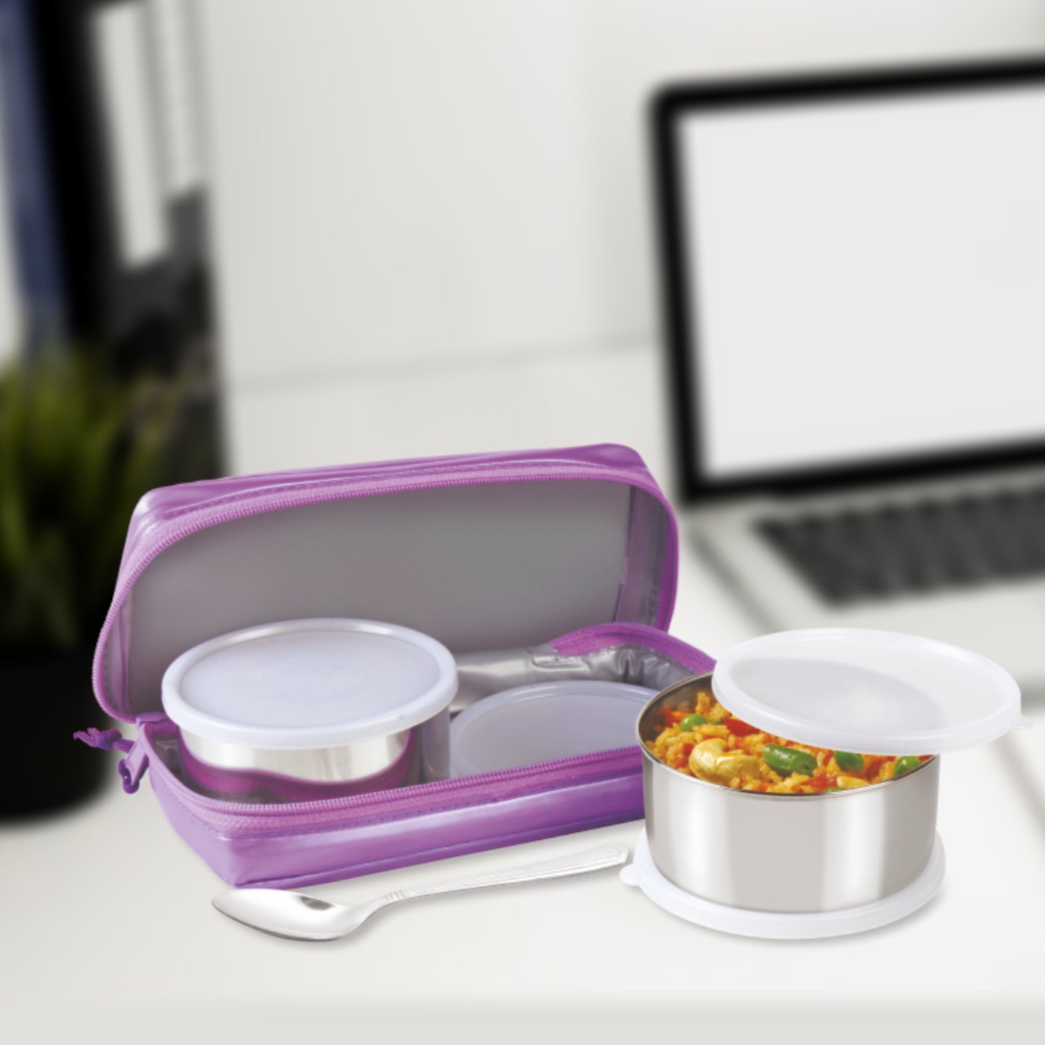 Munch Lunch Box Purple