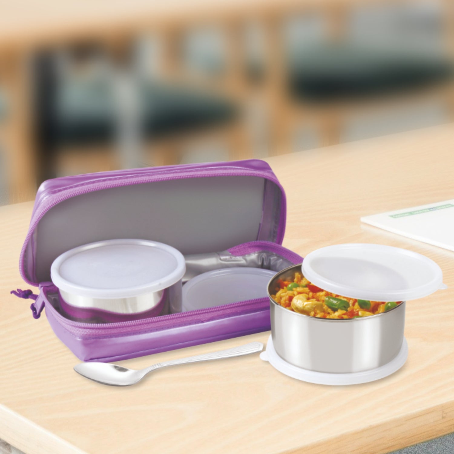 Munch Lunch Box Purple