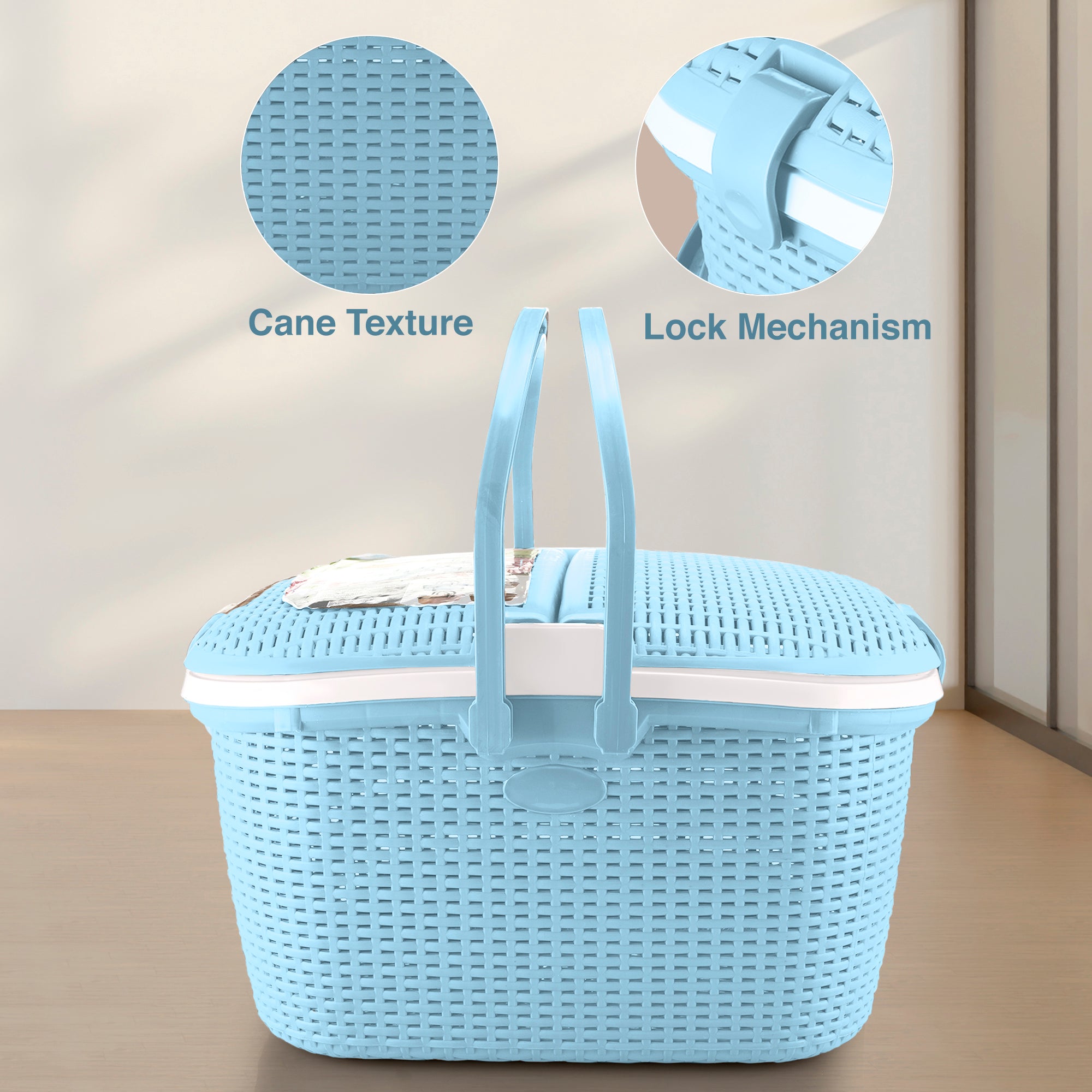 Hamlock Basket Blue